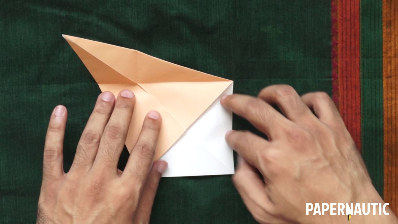 How To Make An Easy Origami Paper Diya (Indian Diwali Lamp) Video Tutorial Papernautic