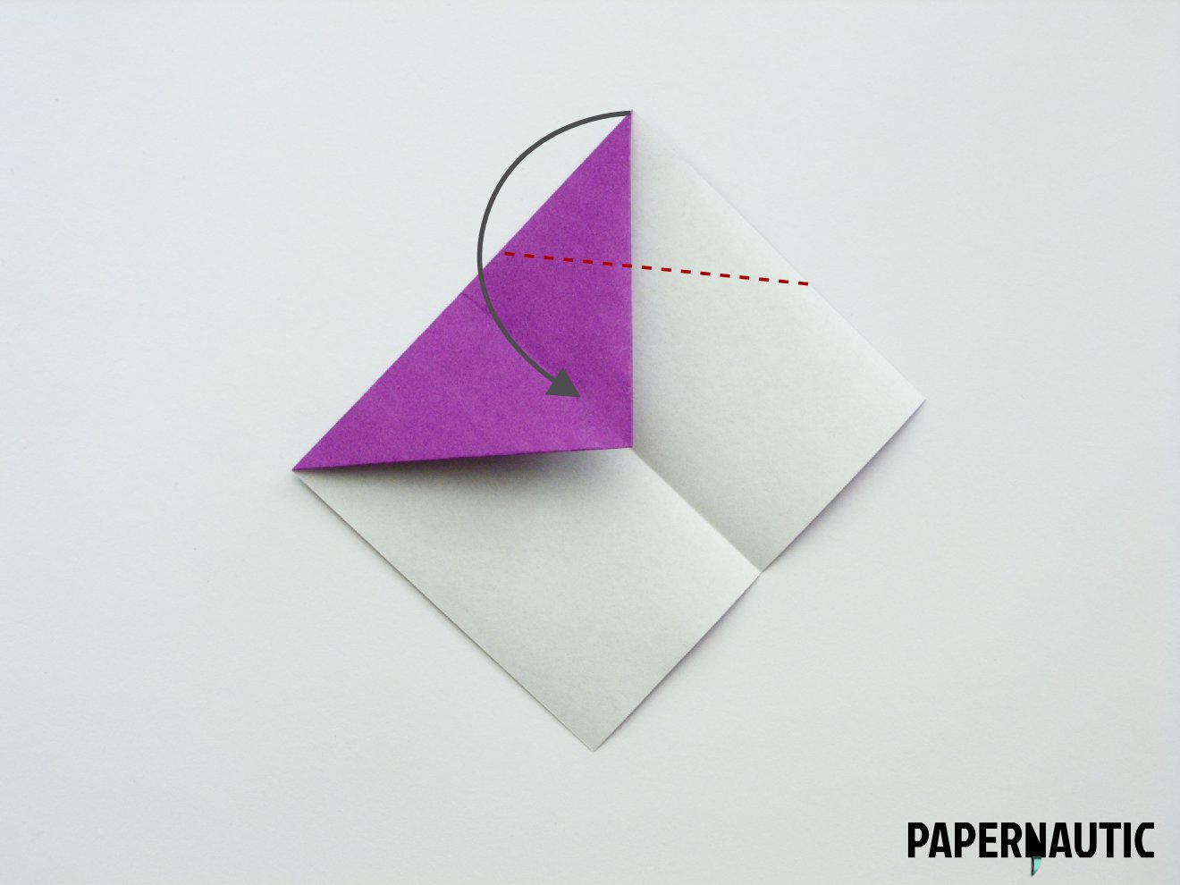 Step 04 - Gnat - paper airplane steps