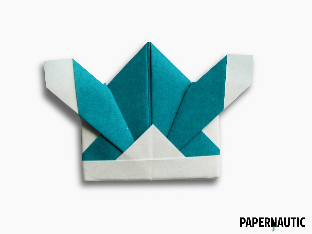 Step 17 - Samurai hat - origami steps