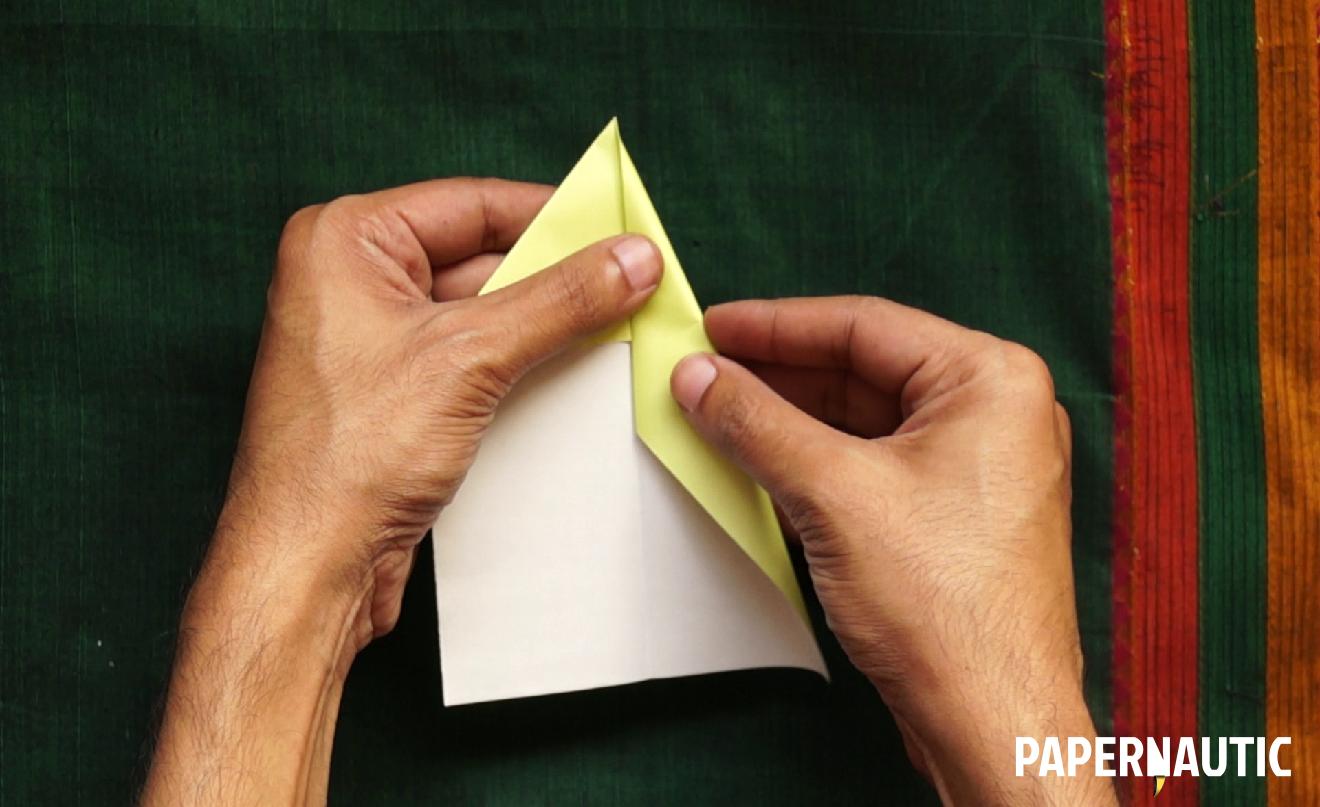 Step 03 - Origami Dart - paper airplane steps