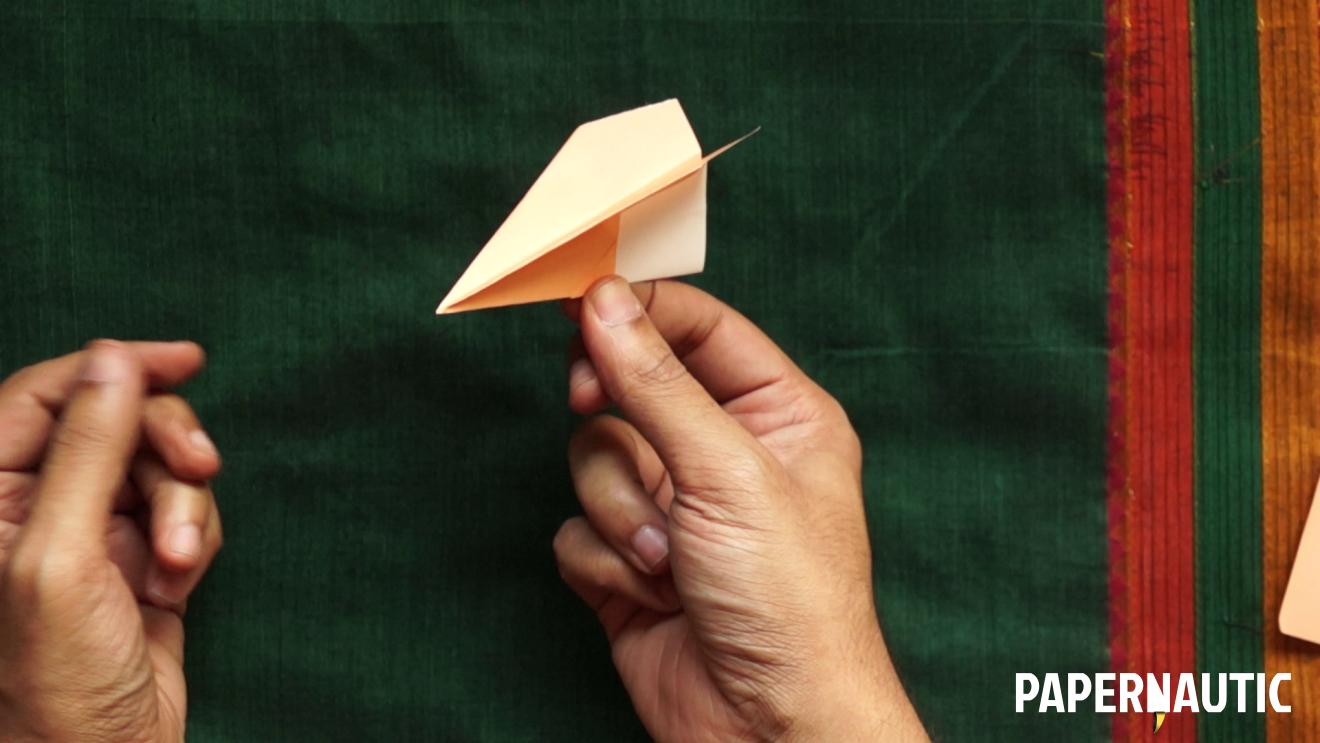 Step 11 - Origami Paper Plane - easy paper plane steps