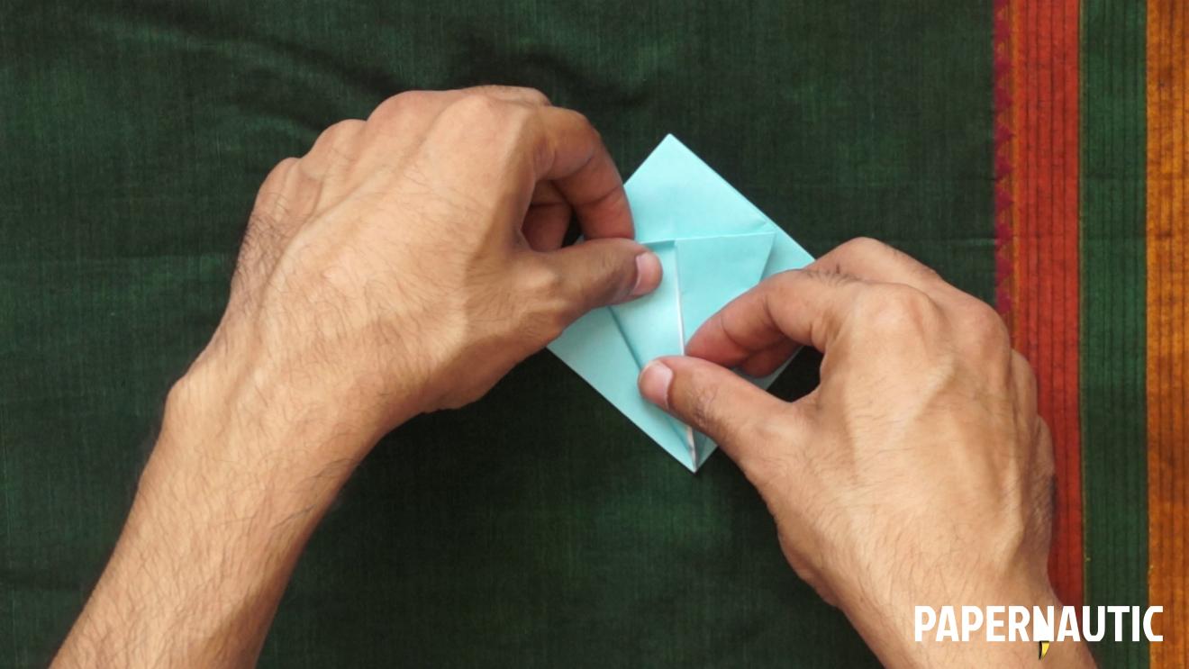 Step 05 - Origami Paper Crane - easy origami crane steps