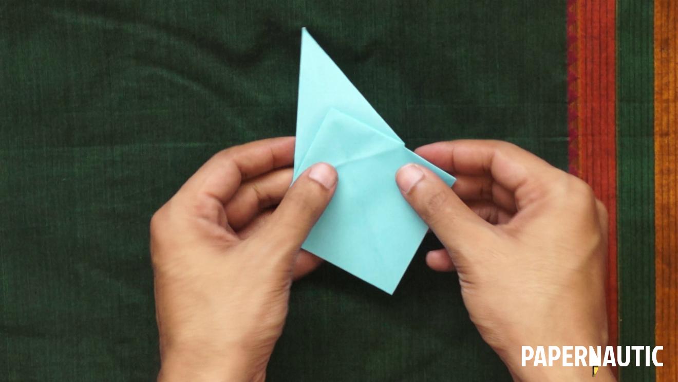 Step 10 - Origami Paper Crane - easy origami crane steps