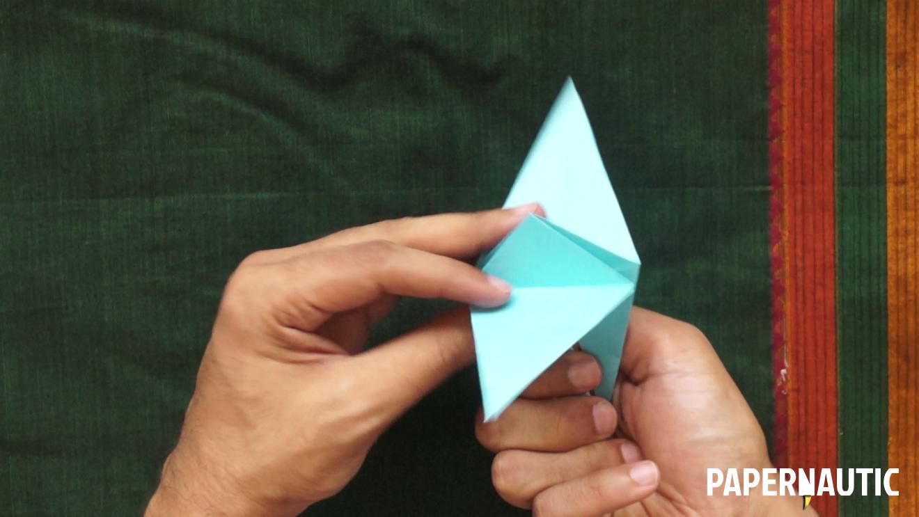 Step 15 - Origami Paper Crane - easy origami crane steps