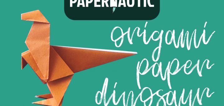 Origami paper dinosaur - Papernautic